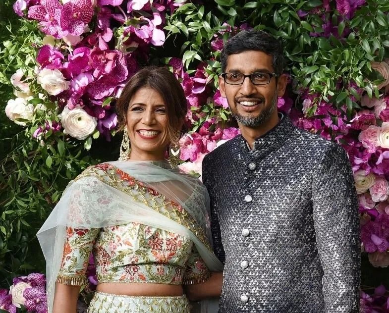 sundar pichai wife